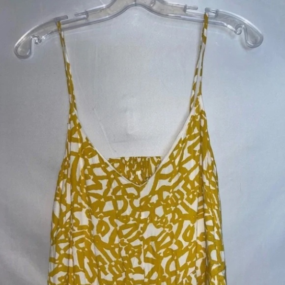 Anthropologie Maeve Brittany Goldenrod Midi Dress - Size 14 - Picture 4 of 11